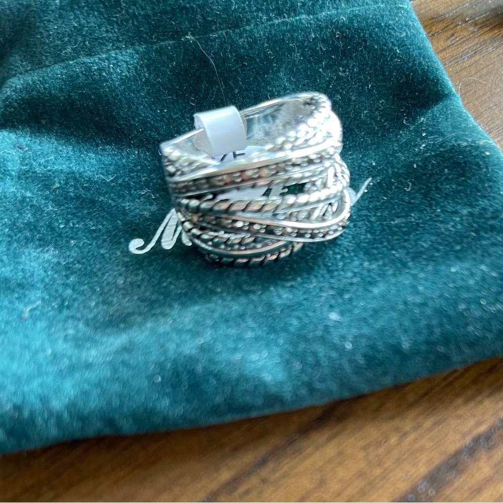 Woman’s Statement Ring, Size 8-silver! Brand New!